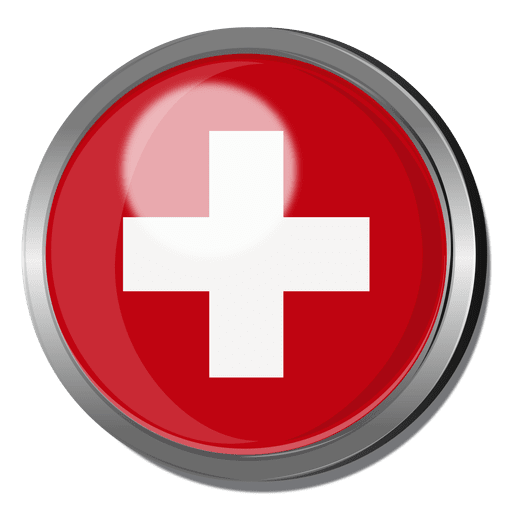 Switzerland Flag Badge Transparent Png Svg Vector File