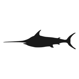 Sword fish PNG Design