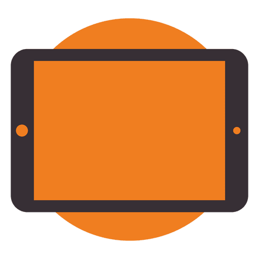 Tablet runder Rahmen PNG-Design