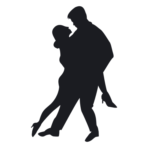 Tango Paar tanzen PNG-Design