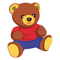 Dise o PNG Y SVG De Osito De Peluche Caricatura Para Camisetas