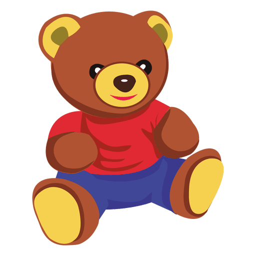 Teddybär Cartoon PNG-Design