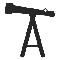 Ícone do telescópio Desenho PNG