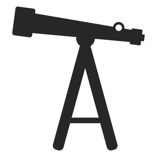 Icono de telescopio Diseño PNG