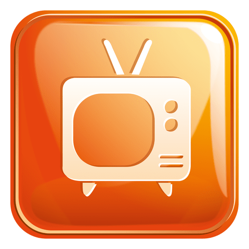 Quadratisches Fernsehsymbol 3 PNG-Design