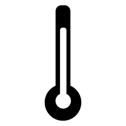 Icono de termómetro Diseño PNG