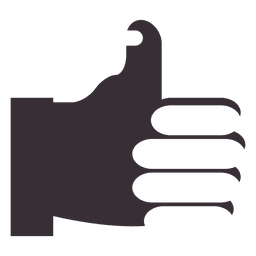 Pulgar hacia arriba como icono Diseño PNG