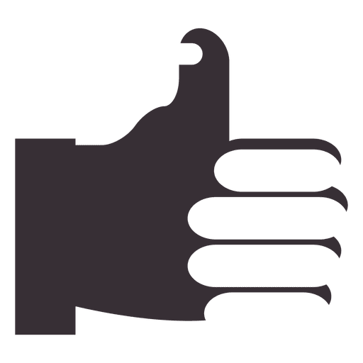 Thumbs up like icon PNG Design
