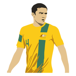 Tim cahill cartoon PNG Design