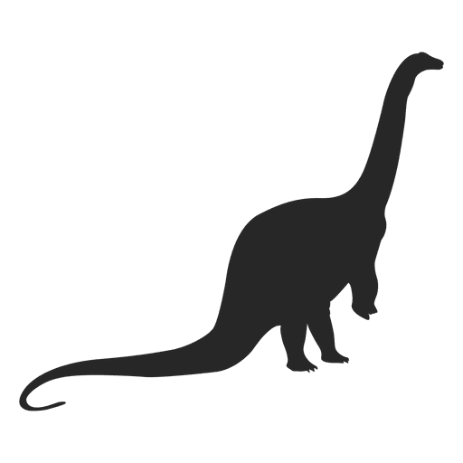 Silhueta de titanossauro Desenho PNG