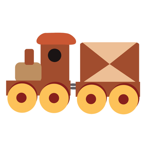 Train toy PNG Design