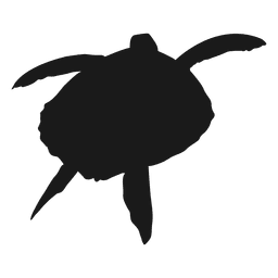 Silhueta de tartaruga 1 Desenho PNG