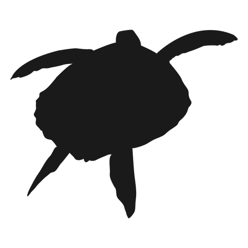 Schildkröten-Silhouette 1 PNG-Design