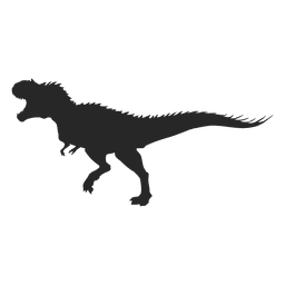 Tyrannosaur silhouette Transparent PNG