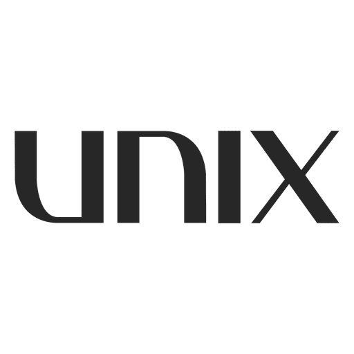 Logotipo de Unix Diseño PNG