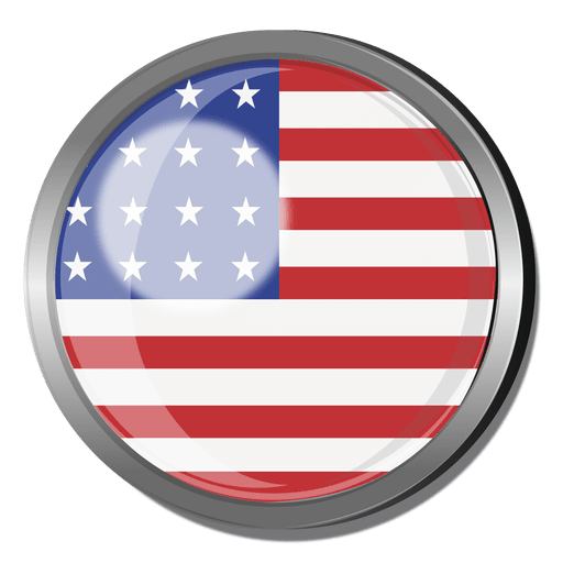 Distintivo de bandeira dos EUA
