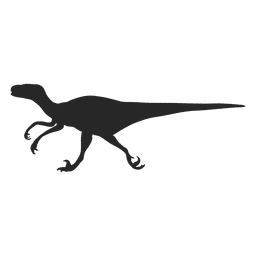 Velociraptor silhouette Transparent PNG