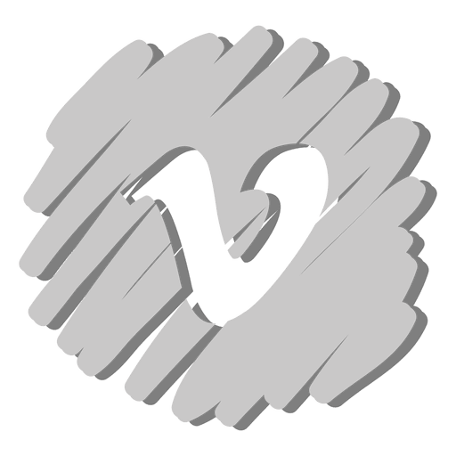 Vimeo verzerrtes Symbol PNG-Design