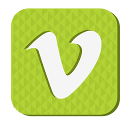 ícone de borracha do Vimeo Desenho PNG