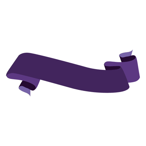 Wavy purple ribbon - Transparent PNG & SVG vector file