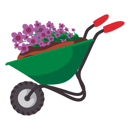 Wheelbarrow cartoon - Transparent PNG & SVG vector file