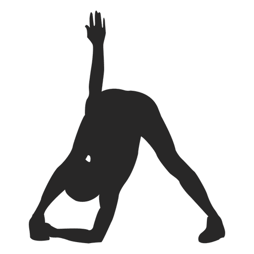 Woman doing yoga 2 PNG Design