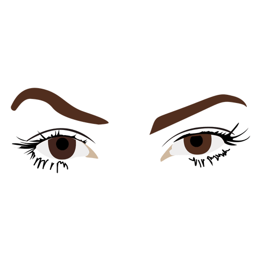 Desenho de olhos de mulher