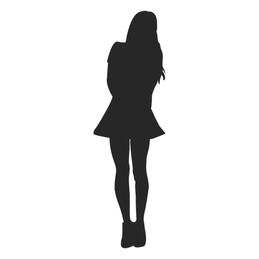 Woman standing pose PNG Design