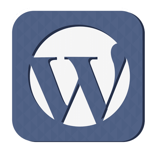Icono de goma de Wordpress Diseño PNG