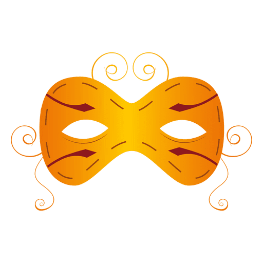 Download Yellow Carnival Mask Transparent Png Svg Vector File PSD Mockup Templates