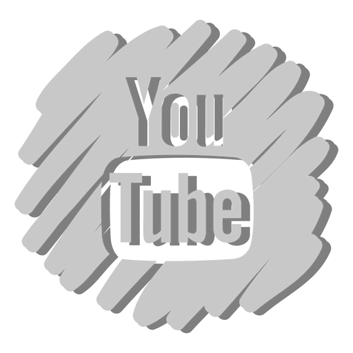 Youtube distorted icon PNG Design