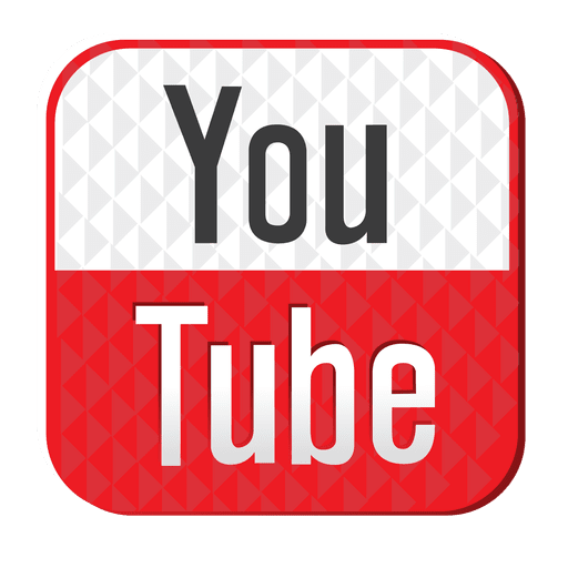 Icono de goma de youtube Diseño PNG
