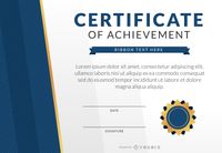 Certificate Of Achievement Template Vector Download