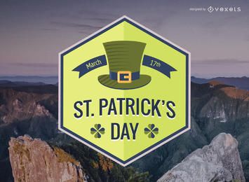 Sechseckiges Abzeichen von St. Patrick