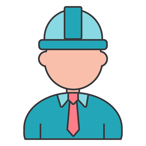 Architect safety helmet constructor PNG Design