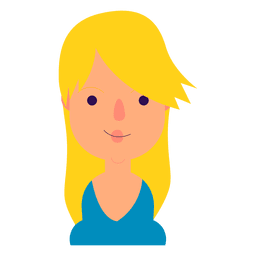 Ojos azules sin tirantes rubios Diseño PNG