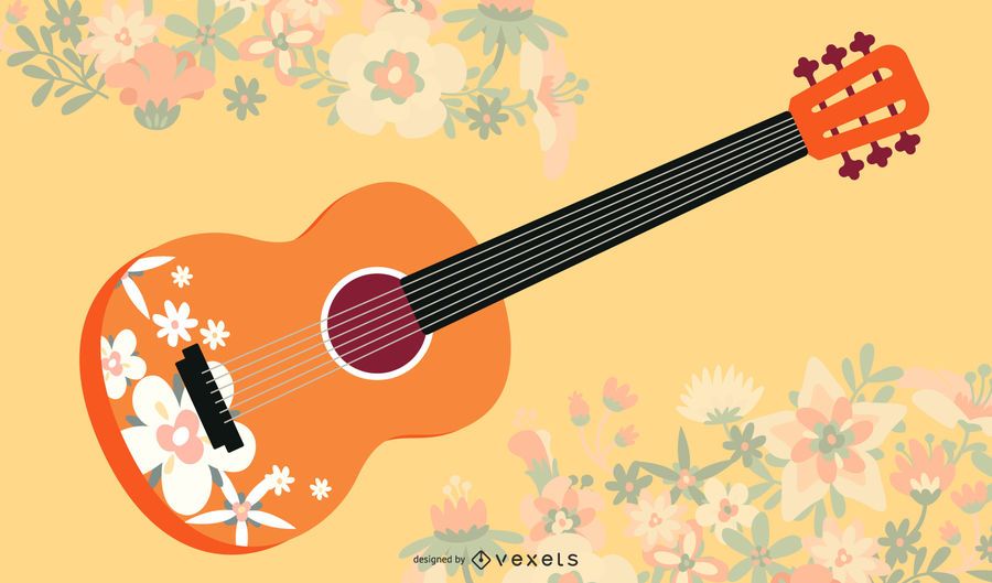 Guitar Ilustration Guitar Ilustration