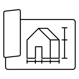 Dibujos del proyecto del plan de construcción Diseño PNG