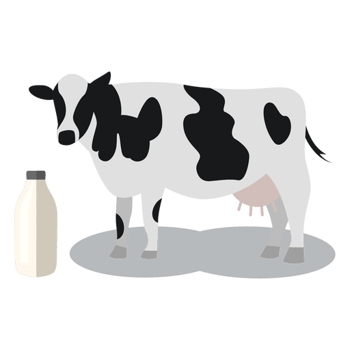 Kuhmilch Tier PNG-Design