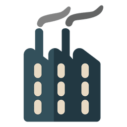 Factory chimneys economy PNG Design