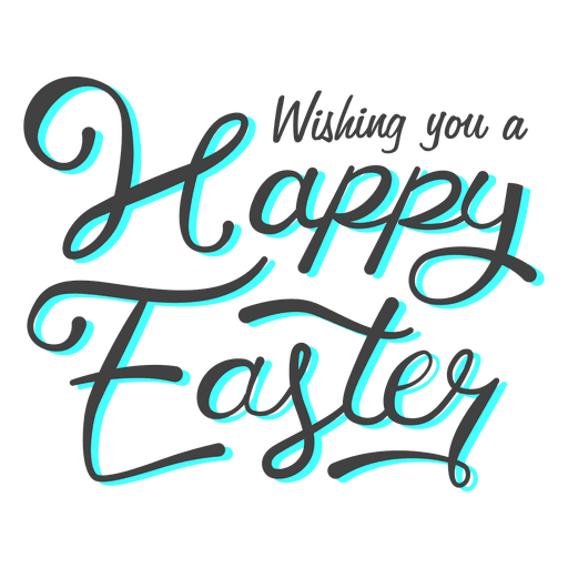 Happy Easter Wish Message Transparent Png Svg Vector File