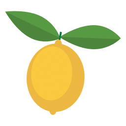 Hojas de color amarillo limón Diseño PNG