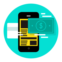 Aplicativo de pagamento móvel smartphone