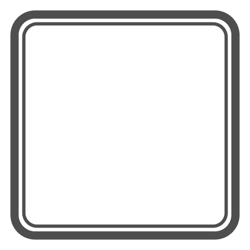 Rounded rectangle emty framework - Transparent PNG & SVG ...