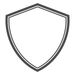 Plantilla de escudo insignia 3D en blanco - Descargar vector