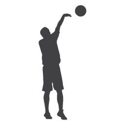 Tiro bola jugador Diseño PNG