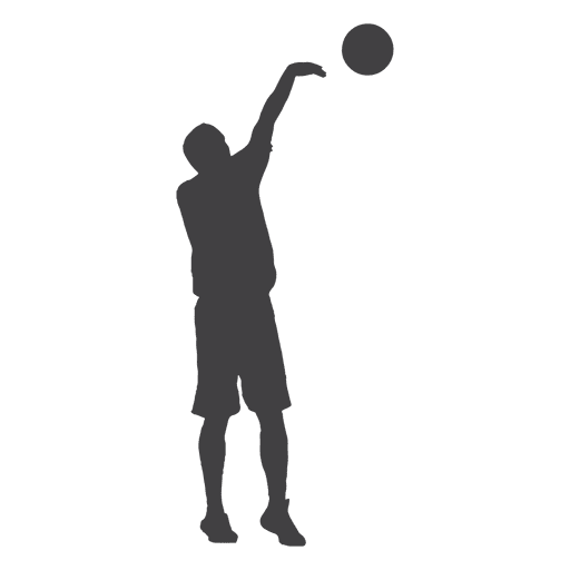 Transparent Cartoon Basketball Player Shooting : Cartoon basketball ...