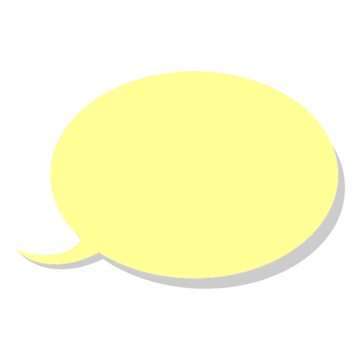 Speach comic dialogue balloon PNG Design