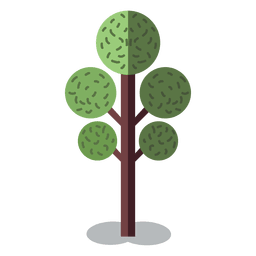 Árbol verde naturaleza Diseño PNG