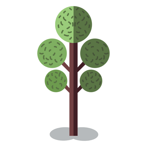Baumgrüne Natur PNG-Design